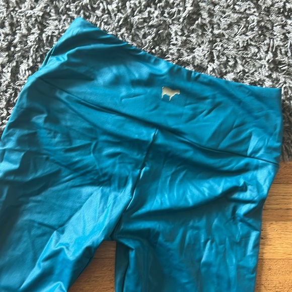 Goldsheep Turquoise Blue Leggings Size Small - Picture 5 of 6